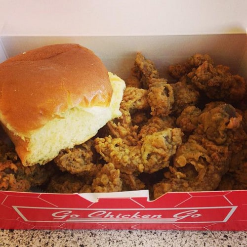 A box full of goodness starts with a visit to Go Chicken Go. 