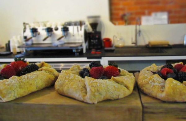Berry filled pastries