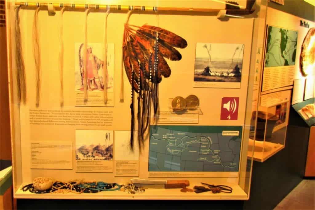 Display about native Indians 