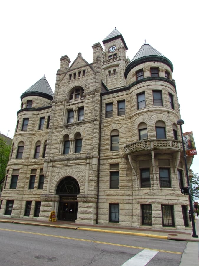 The historic building that houses the Sedgwick Museum.