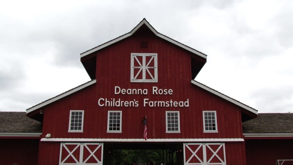 The entrance to Deanna Rose Farmstead.