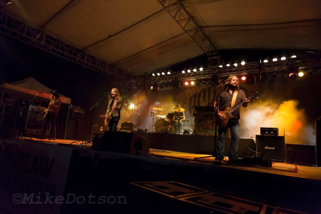 Blackberry Smoke performs as the headliner band at Santa-Cali-Gon Days.