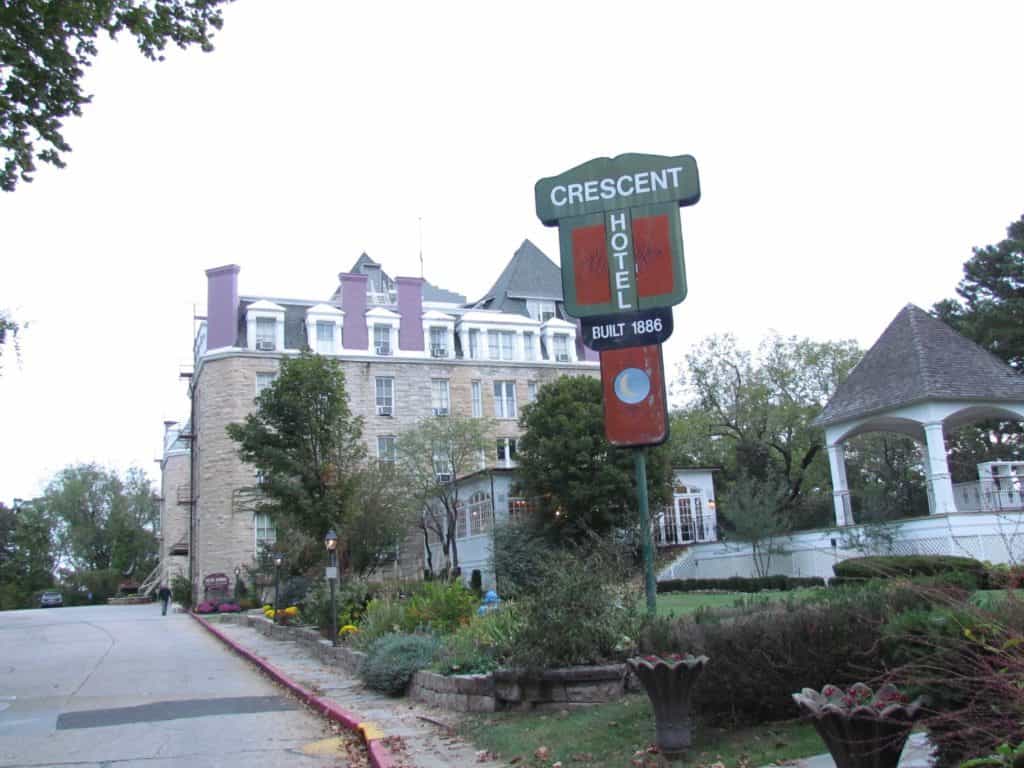 The Crescent Hotel and Spa is a beautiful historic building in Eureka Springs, Arkansas.