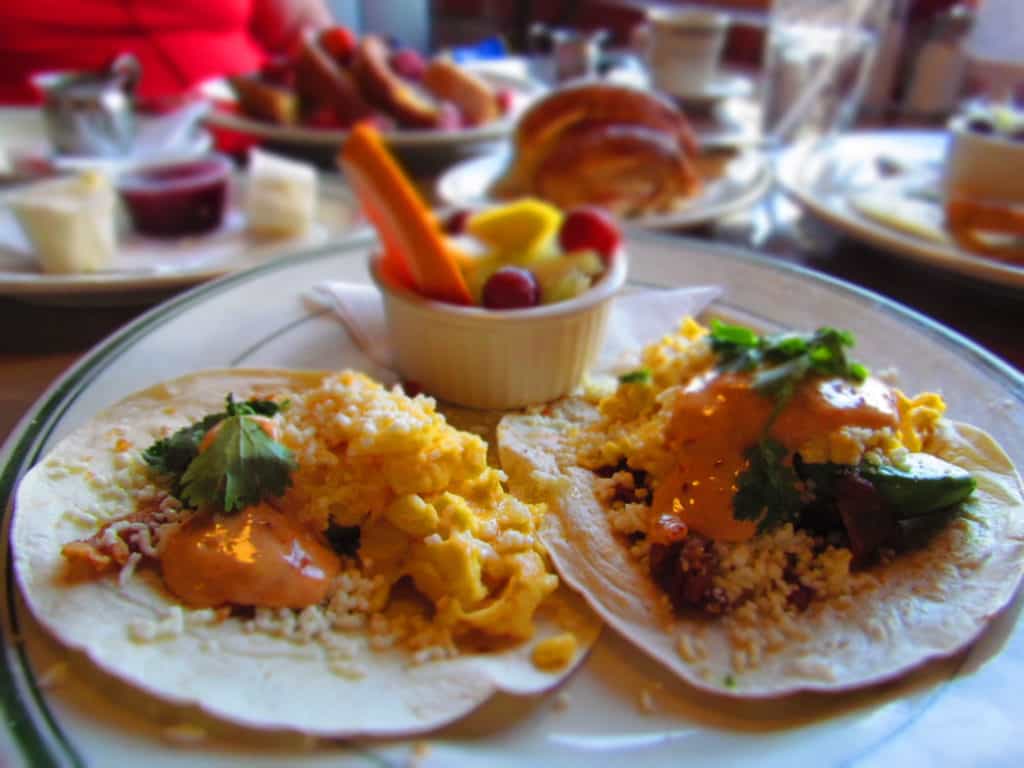 Breakfast Tacos combine an assortment of unique flavors to create a tasty breakfast dish.