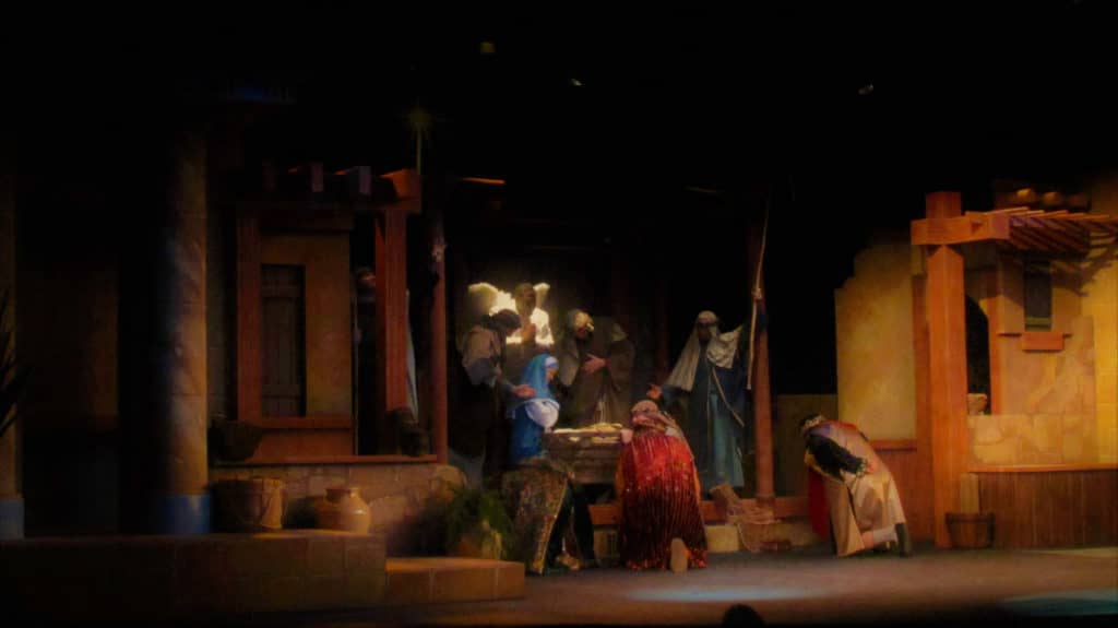 The Living Nativity tells the story of Christ's birth.