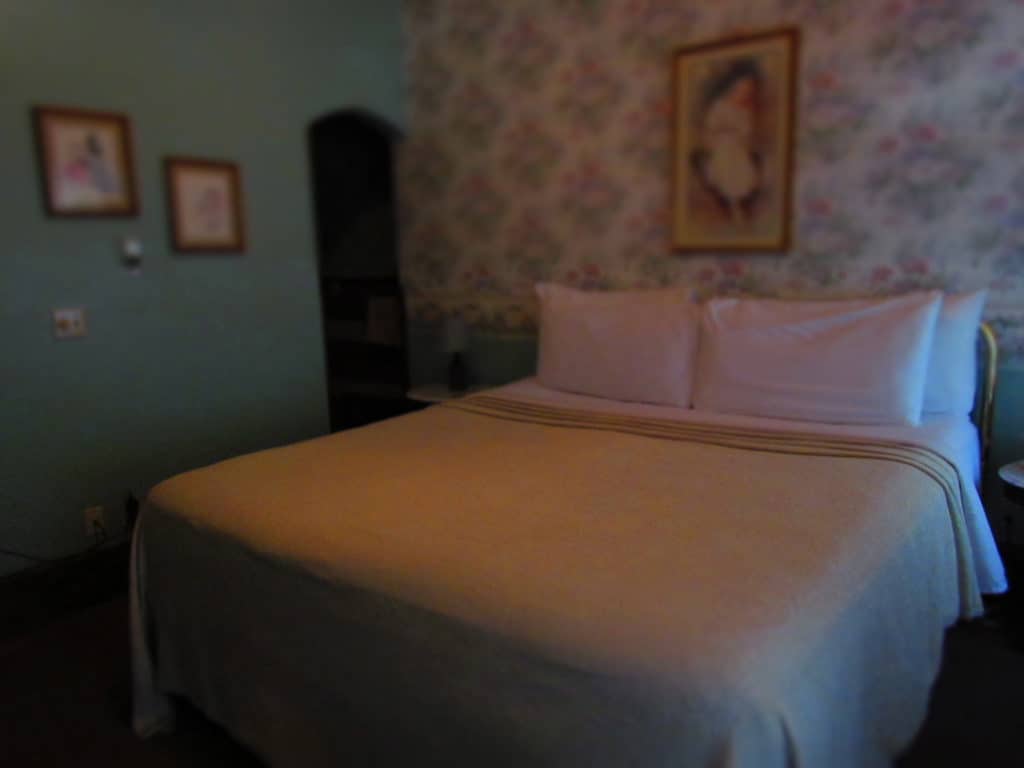 Victorian syling is predominant in the guest rooms at the Grand Central Hotel.