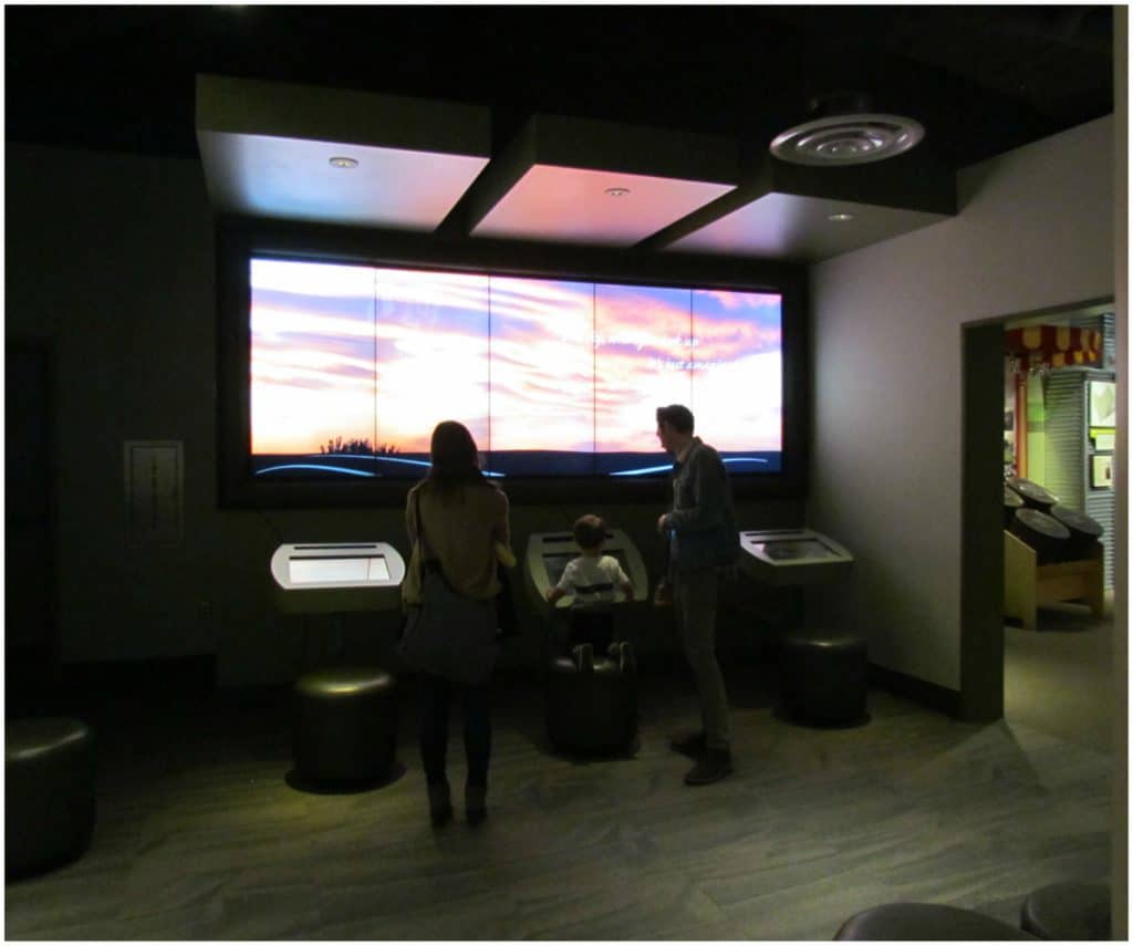 The exhibits are designed to be user friendly for visitors of all ages.