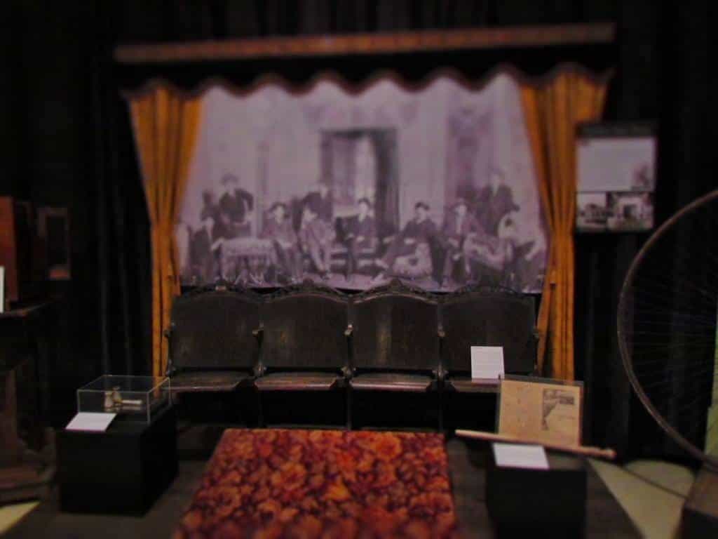 A display from one of Manhattan's original theaters.