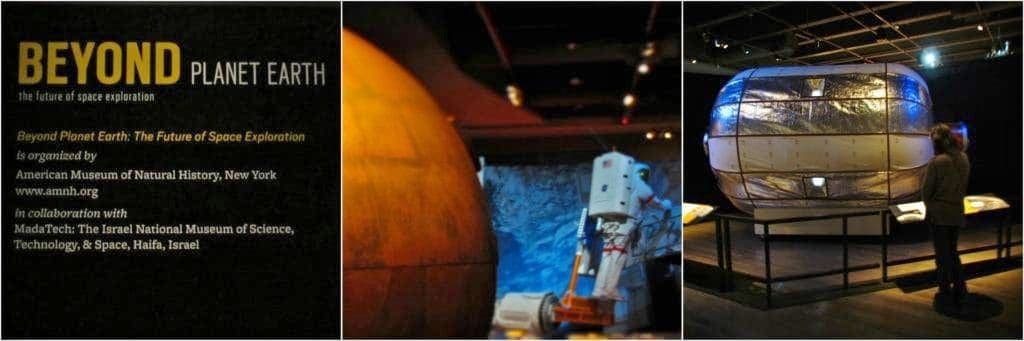 Beyond Earth was a temporary exhibit designed to showcase space travel.