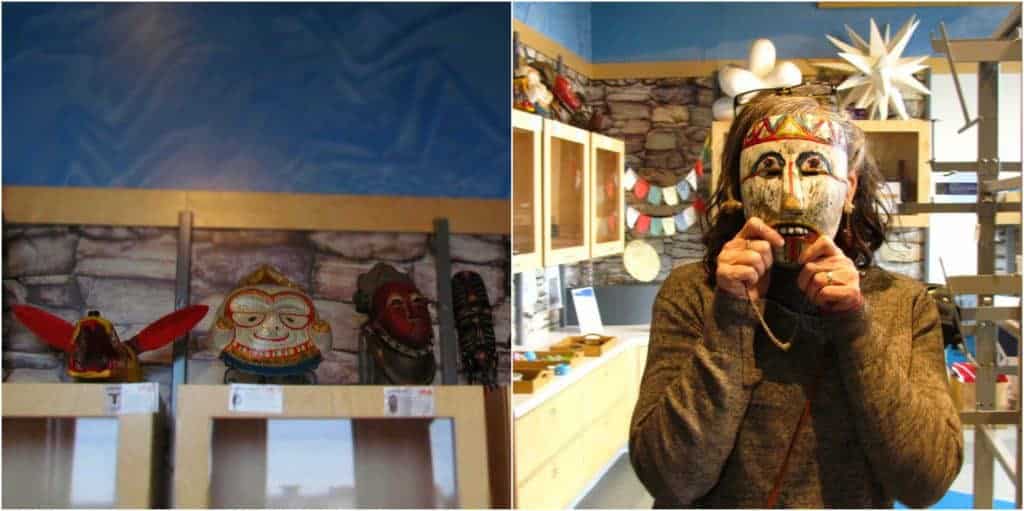 A collection of masks can provide education, as well as entertainment for visitors to the Museum at Prairiefire.