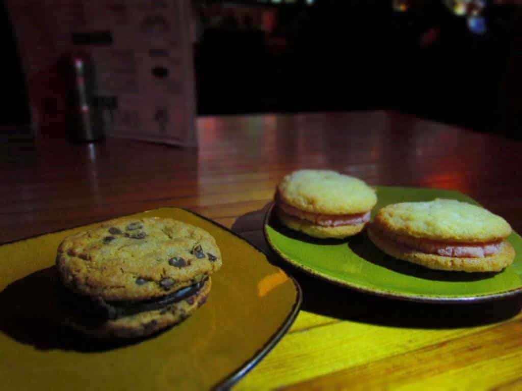 Delectable cookie sandwiches make a perfect end to a meal at Bourbon and Baker.