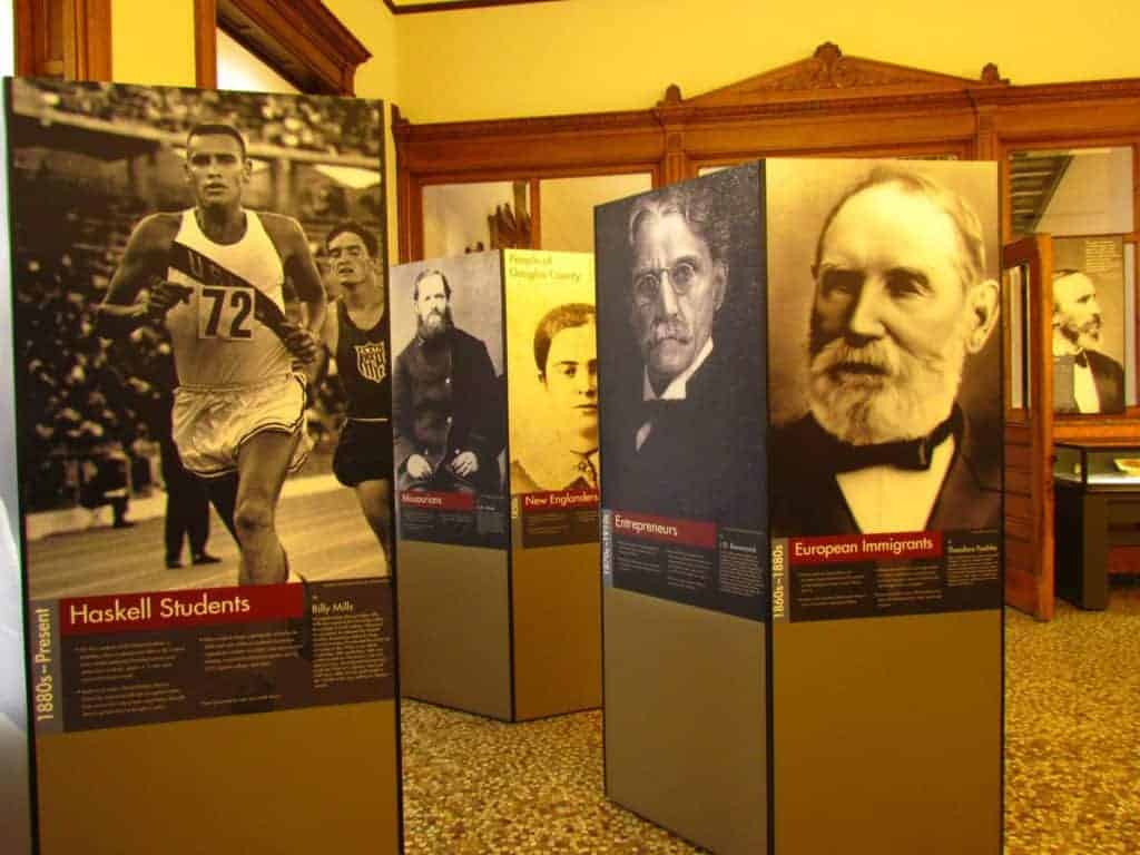 The Watkins Museum offers plenty of information on the beginnings of Lawrence, Kansas.