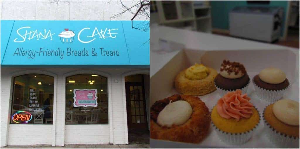 Shana Cakes is a cupcake shop that offers gluten-free versions of small cakes.