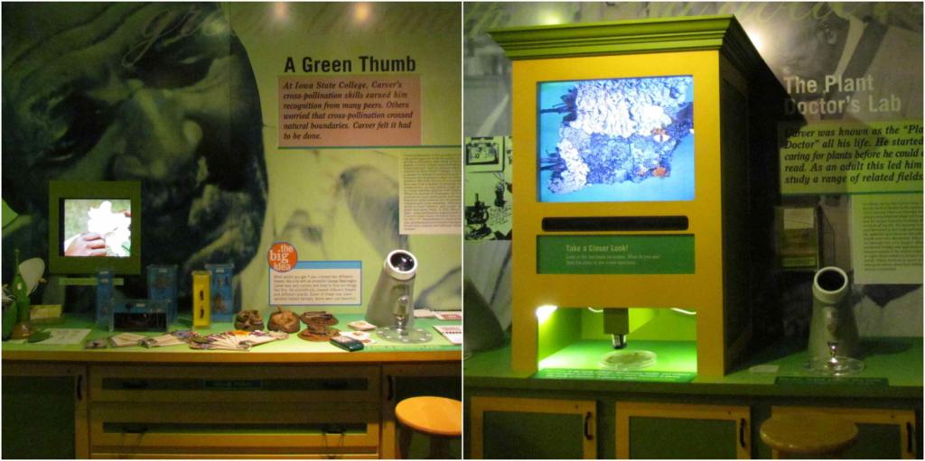 The Carver National Monument has interactive exhibits that can be enjoyed by guests of all ages.