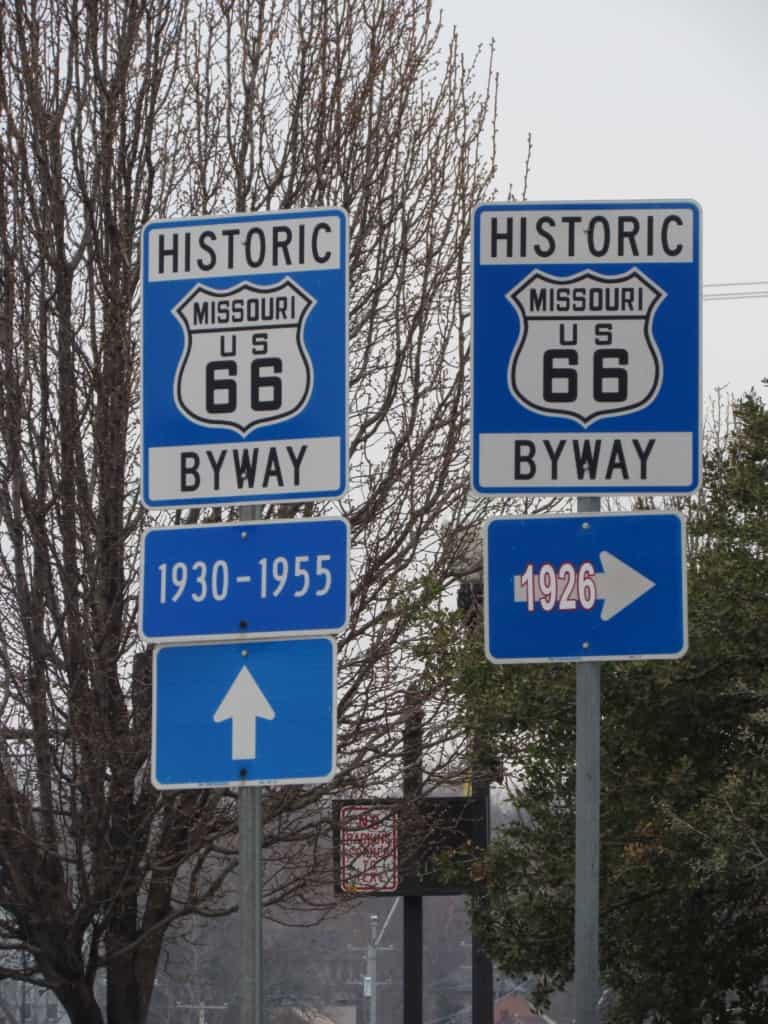 Route 66 runs squarely through Joplin, Missouri.
