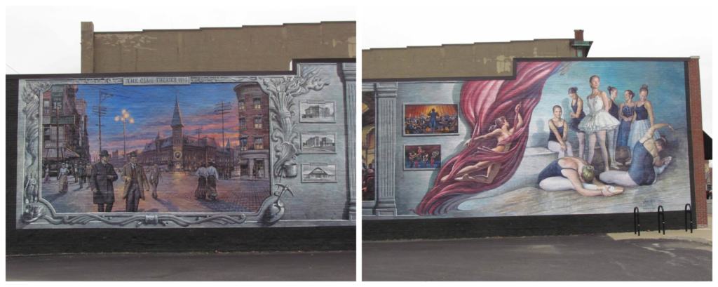 Joplin, Missouri is home to a good collection of murals that appear in unusual locations throughout the downtown area. 