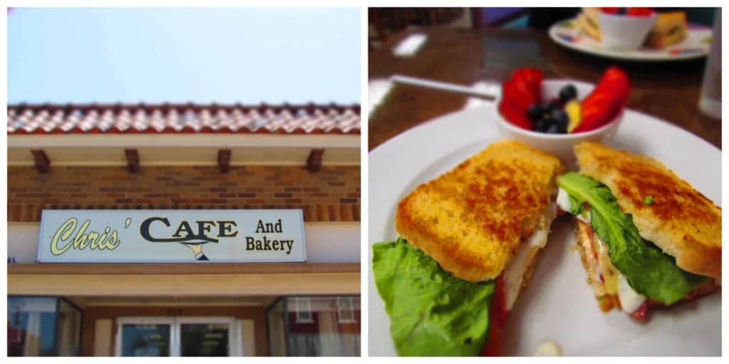 Chris' Cafe offers gourmet style dishes in a small town setting to show the locals that there are better options than fast food.