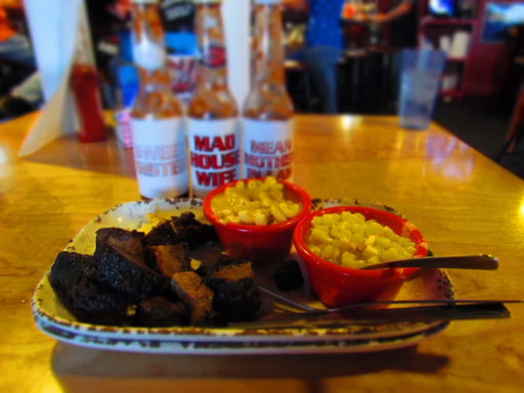 The Burnt End Plate is their most popular menu item.