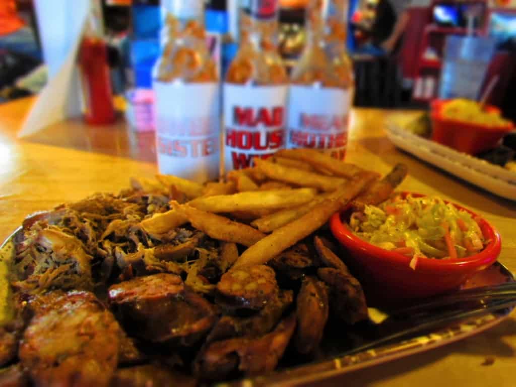 A Two Meat Platter gives customers a choice of options when making a visit to A Little BBQ Joint.