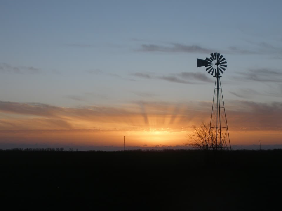 A Kansas sunset is hard to top.