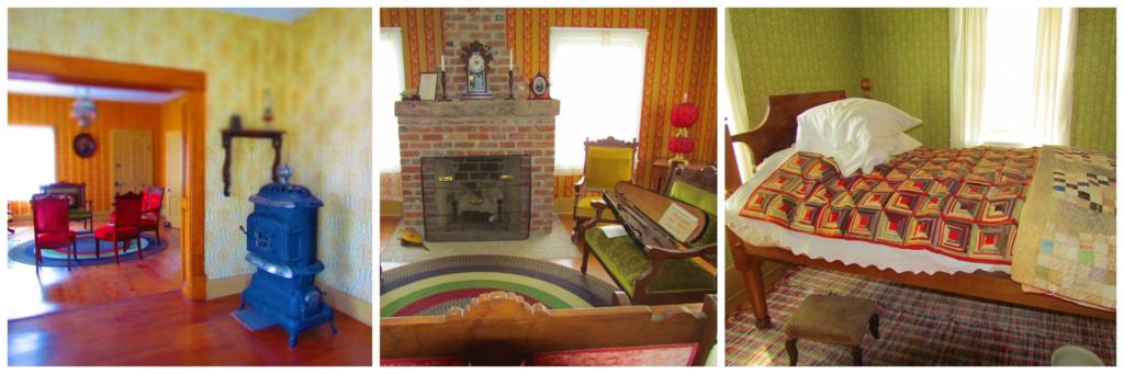 The interior of Seth Hays' House shows the affluent furnishings of a wealthy man in the 1800's.