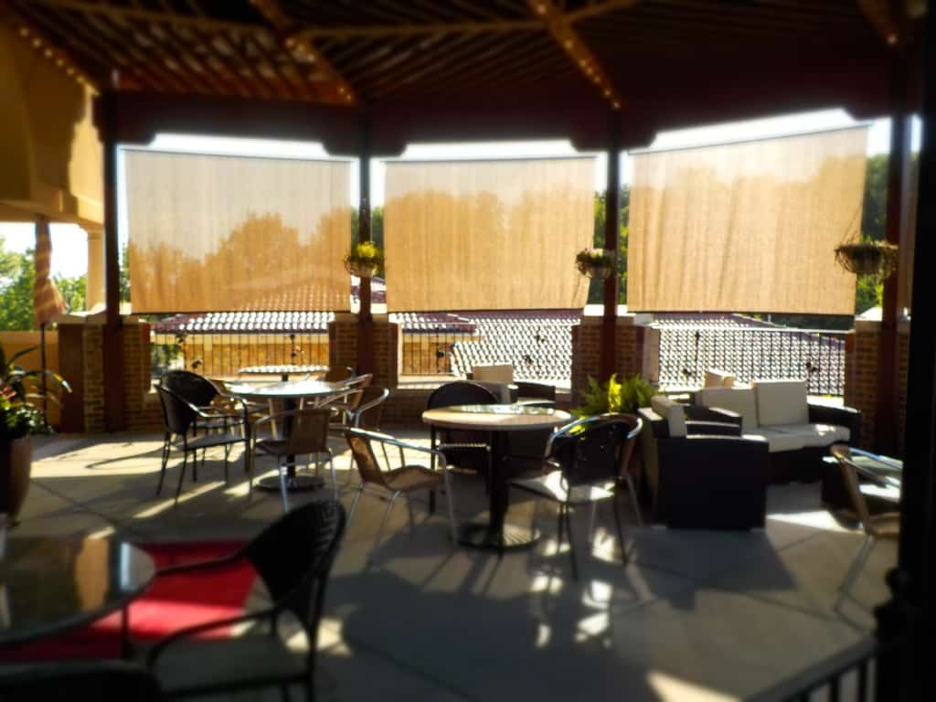 A shaded patio space is perfect for some Al Fresco dining at Piropo's.