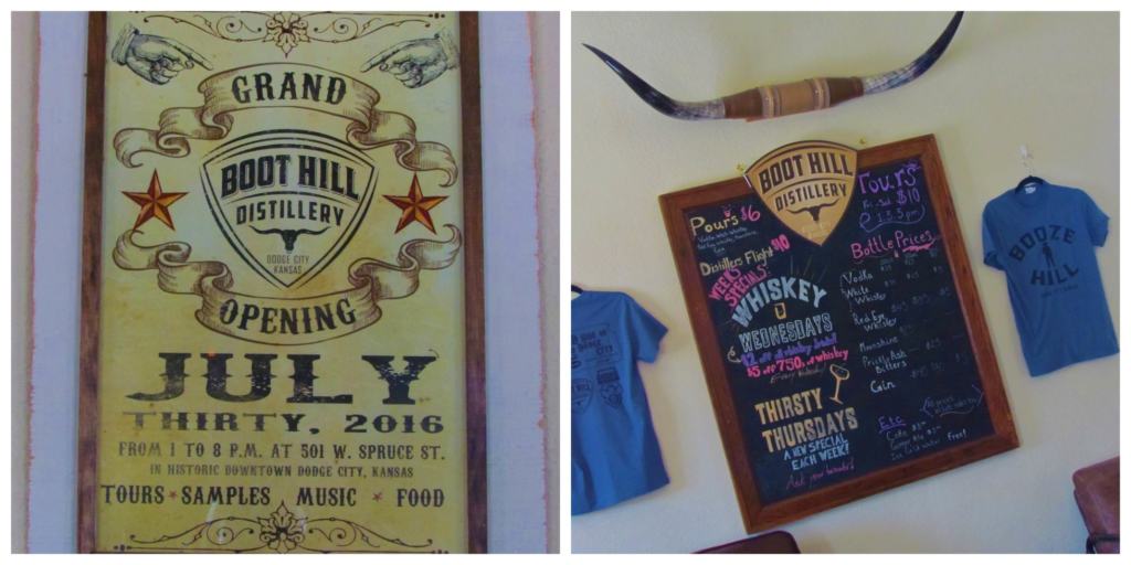 Boot Hill Distillery offers tours and samples of their products.