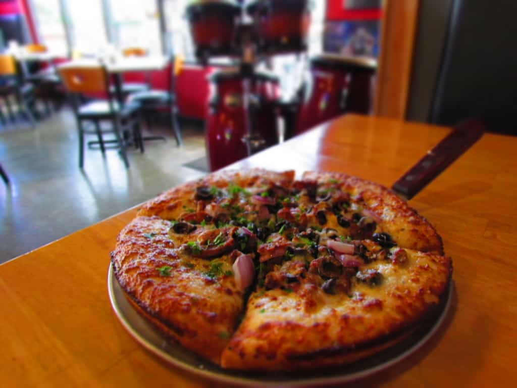 The pizzas at Artego Pizza are picture perfect.