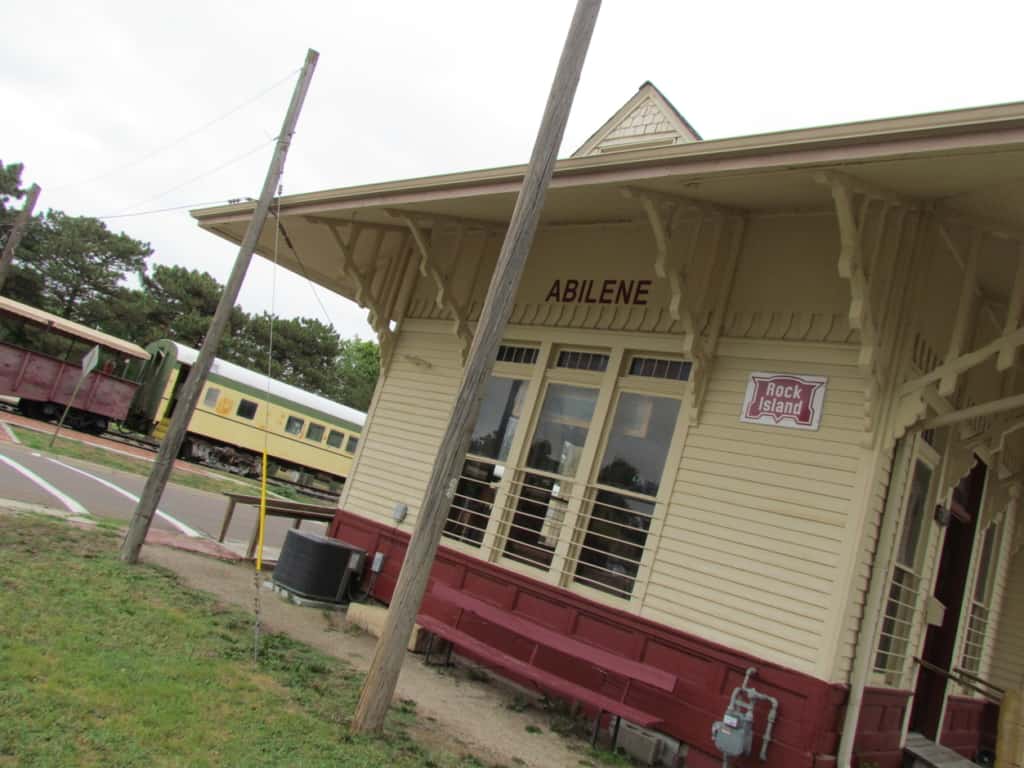 The Abilene and Smoky Valley Railroad offers visitors a chance to ride the rails. 