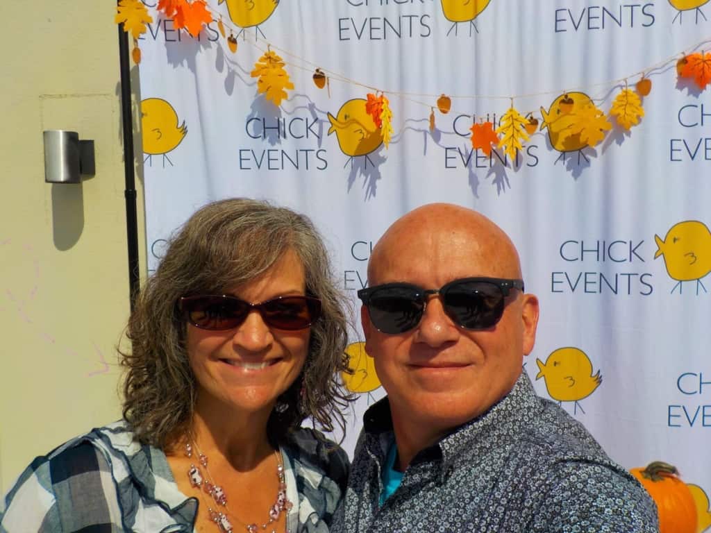 The authors pose for a selfie at a recent pop-up shopping event in Kansas city, Kansas. 