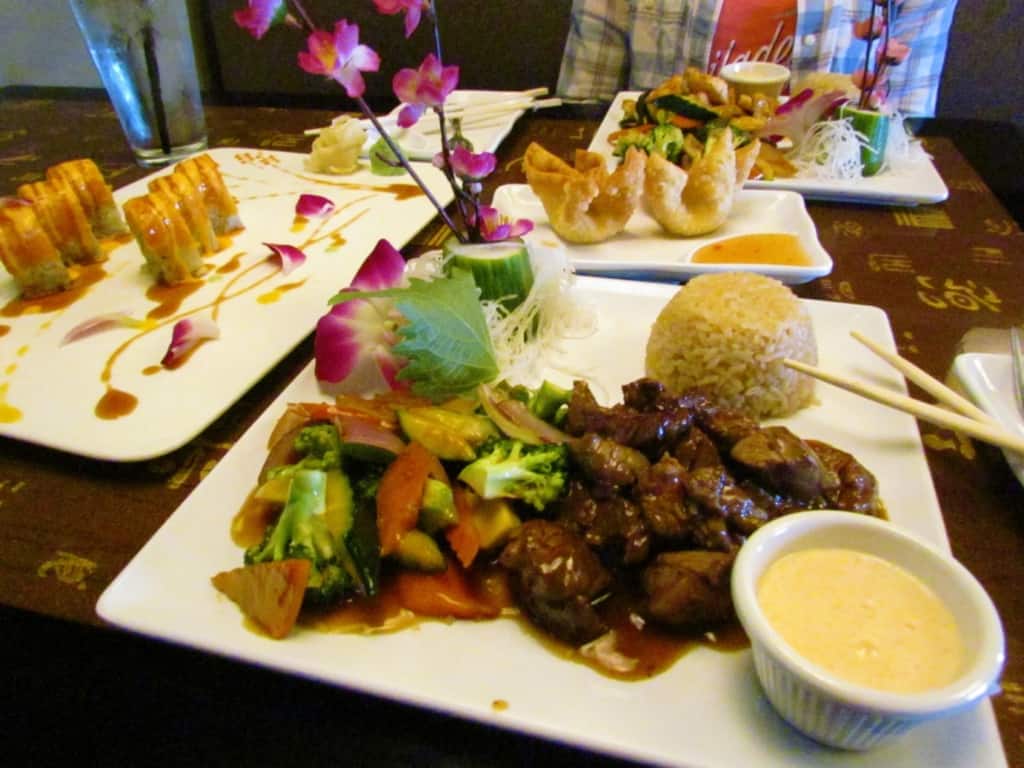 Hibachi Beef is tender and delicious at Oishi Japanese Cuisine.