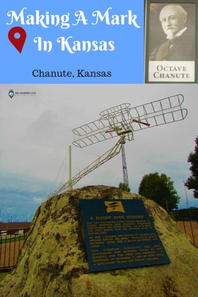 Chanute, Kansas-Octave Chanute-flying-Wright Brothers-Aircraft-bi wing plane