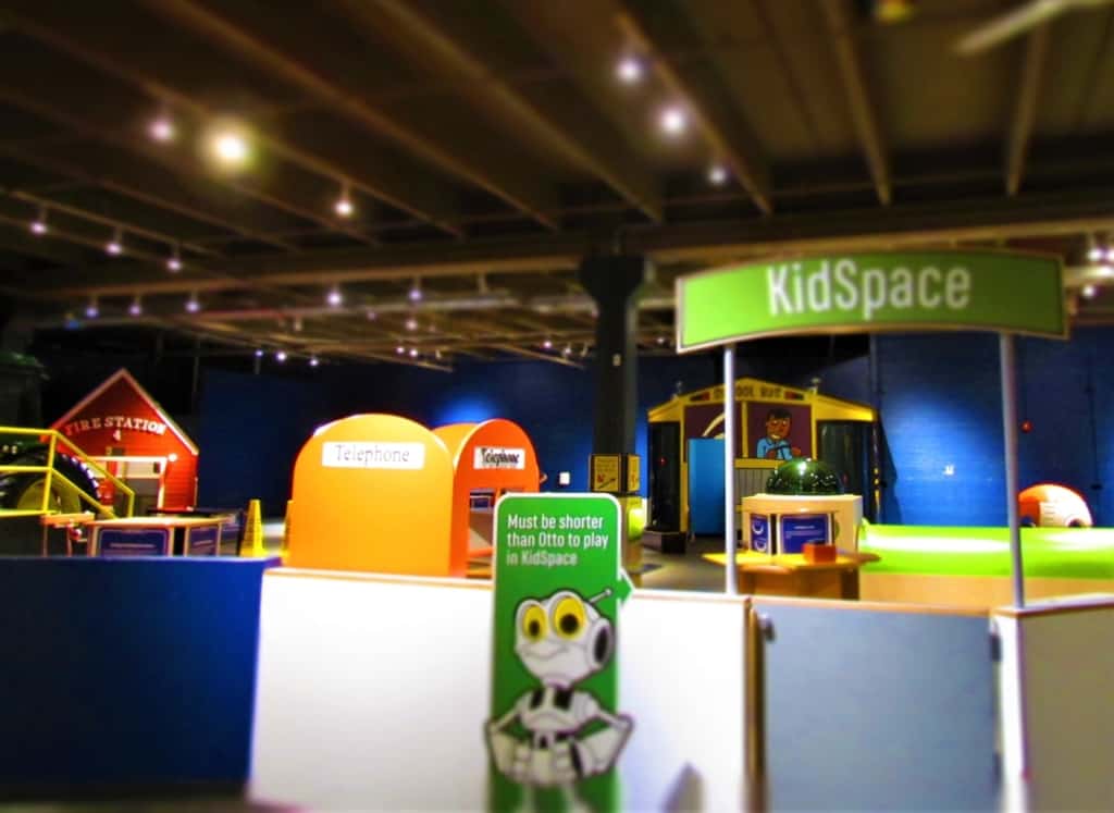 KidSpace allows the younger set a space to play and learn.