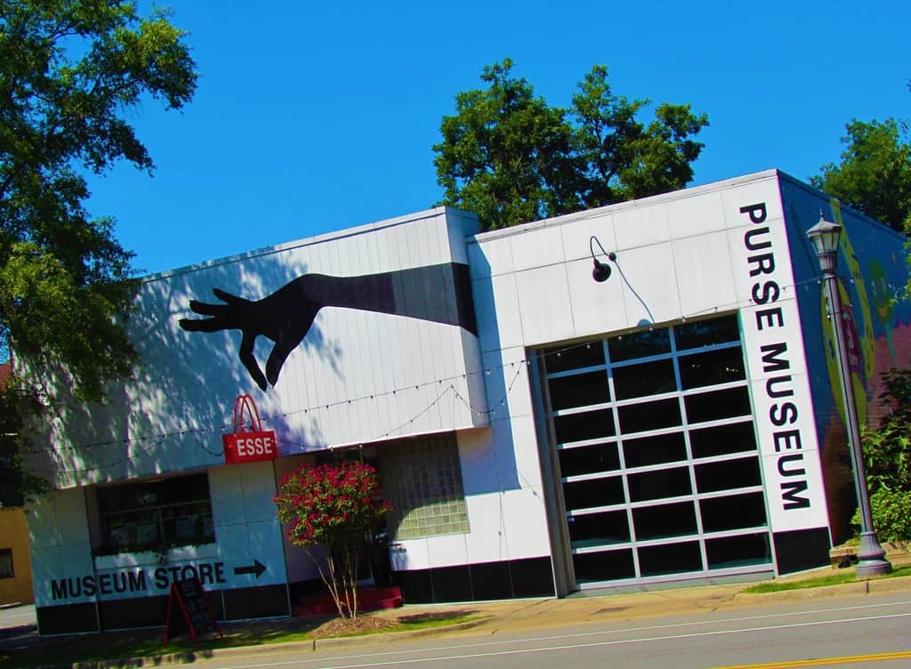 The Exterior of the Esse Purse Museum in Little Rock, Arkansas.