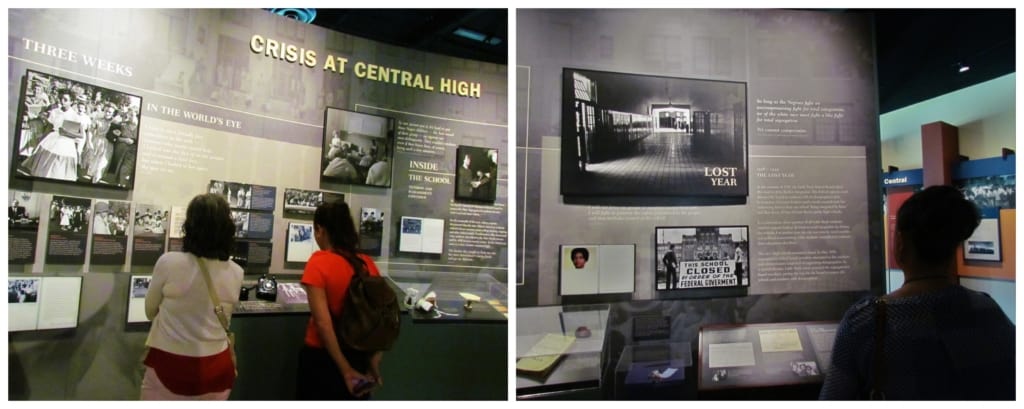 The Central High School Historic Site tells the story of desegregation in Little Rock, Arkansas. 