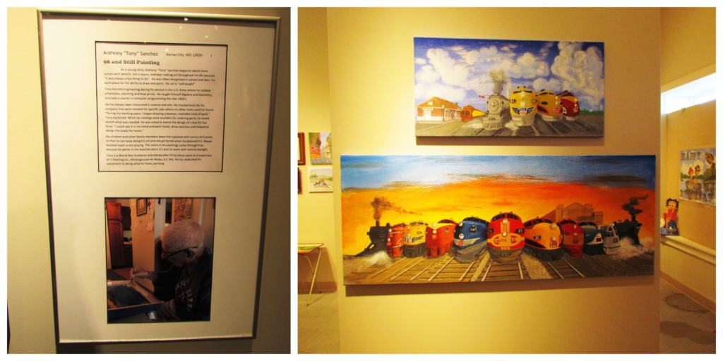 The Grassroots Art Center highlights a traveling exhibit, which showcases regional artists. 