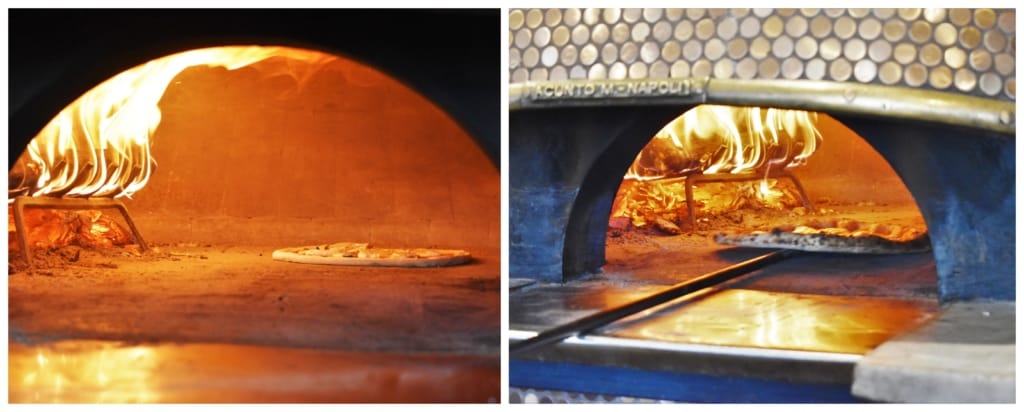 Classic pies are created with wood-burning ovens at 1889 Pizza Napoletana.