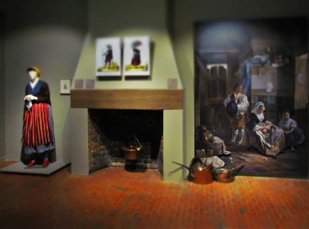 A display at teh Cabildo offers a view of life in ethe early days of New orleans.