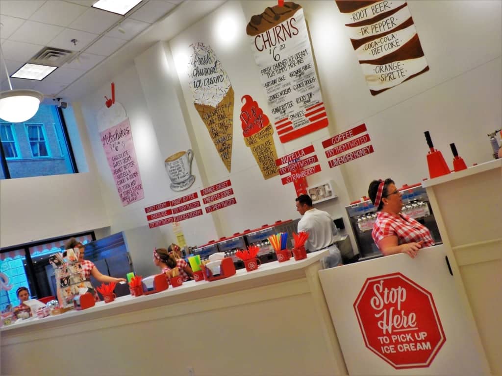 Cruze farm dairy tempted us with their delightful soft serve ice cream treats. 