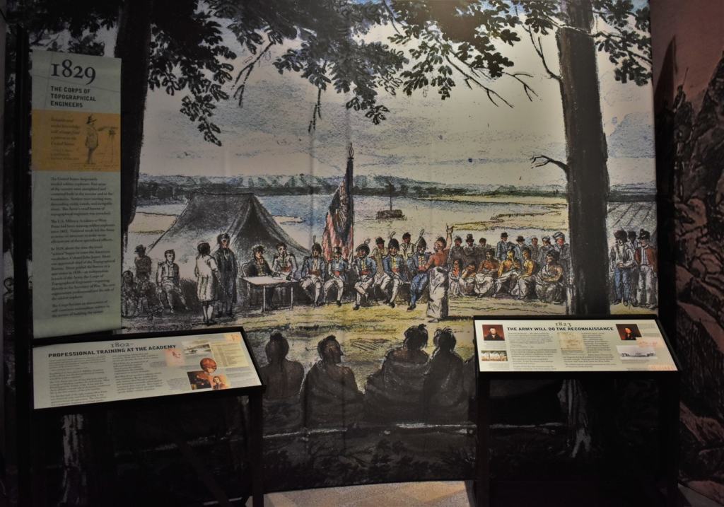The Corps of Topographical Engineers were assigned the duty of mapping the new lands gained through the Louisiana Purchase. 
