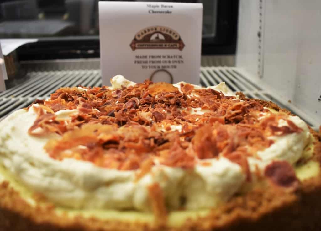 Who's ready for some dessert, especially if it's Maple Bacon Cheesecake. 