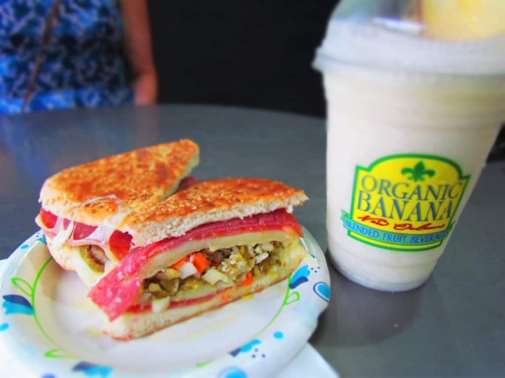 A muffaletta sandwich is a New Orleans classic filled with amazing flavors.