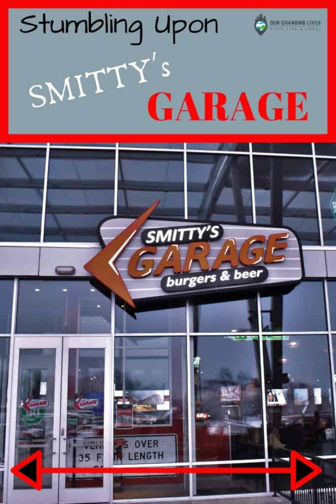 Stumbling upon Smitty's garage-dining-restaurant-Kansas City-burgers-tacos-margaritas