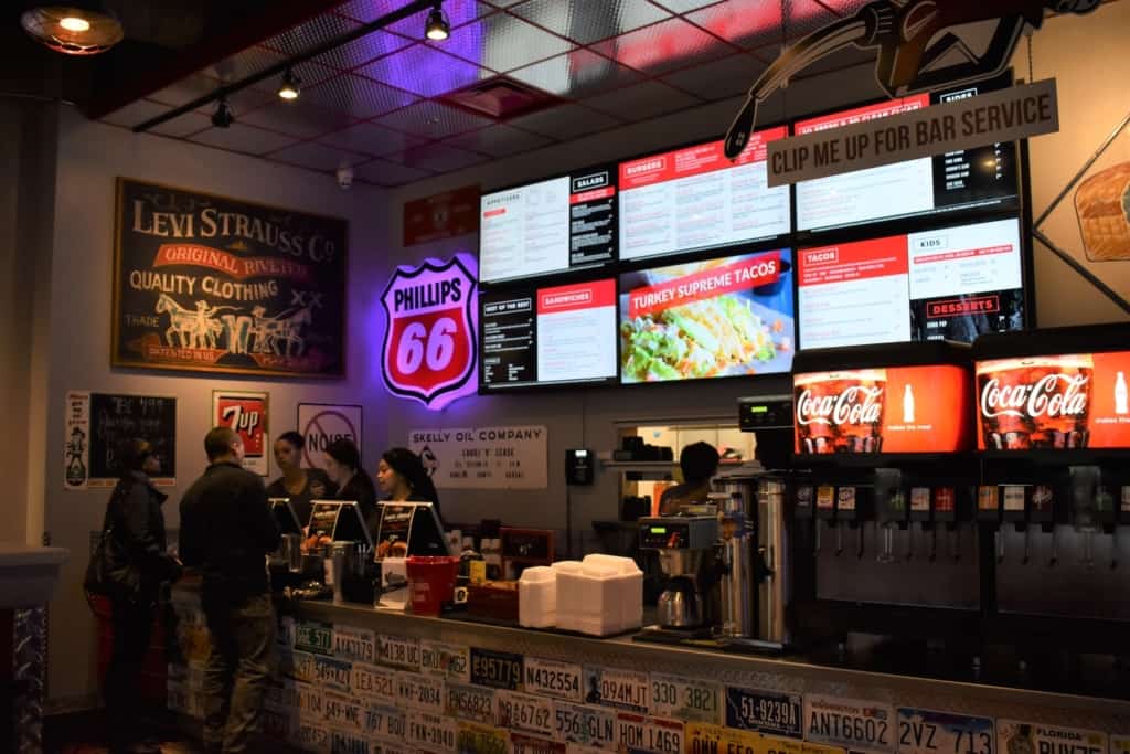 The menu board at Smitty's Garage is filled with options to get your taste buds rolling.