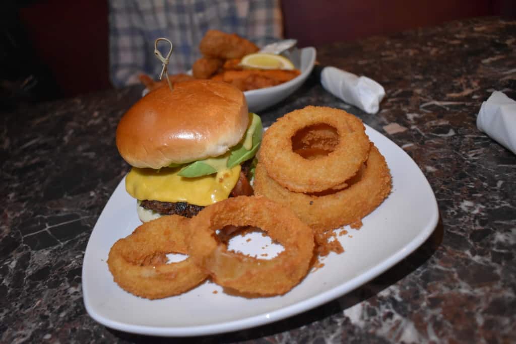 Historic Parkville Dining can be found inside the Riverpark Pub, which is known for its handheld foods like half pound burgers.