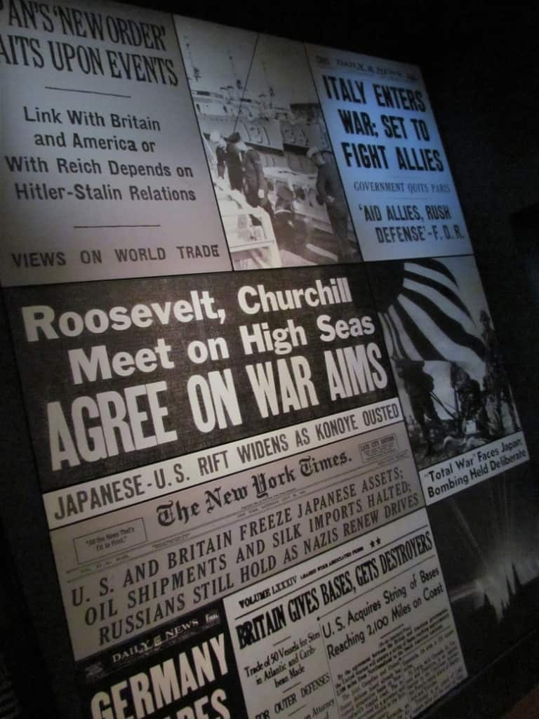 Newspapers around the world focused headlines on the actions taking place in war prone areas. 