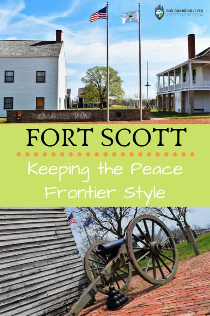 Fort Scott-Keeping the Peace-frontier fort-cannons-dragoons-American Indian-Civil War