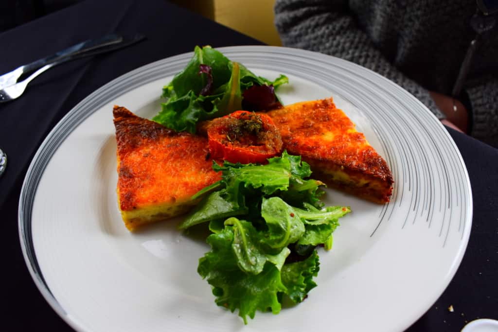 A plate of Quiche Lorraine is a notable highlight for any meal.