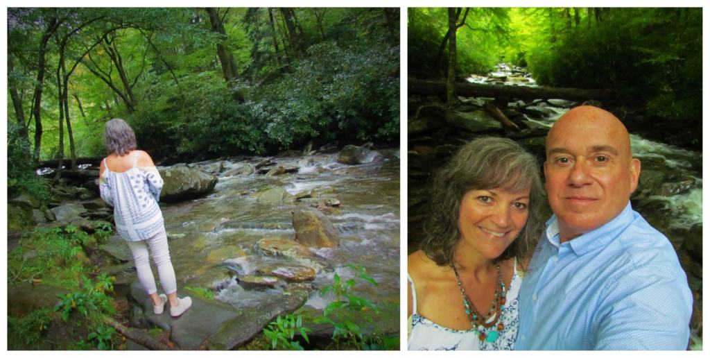 The authors stop to reflect on the running waters that are found throughout the great Smoky Mountain National Park. 