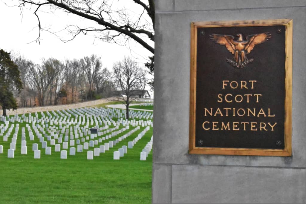 The Fort Scott National Cemetery is one of the original twelve signed into existence by Abraham Lincoln. 